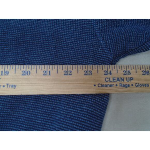 Vintage 90s Crest Toothpaste Sweatshirt Waffle Knit Blue Embroidered Size Large - Picture 5 of 9